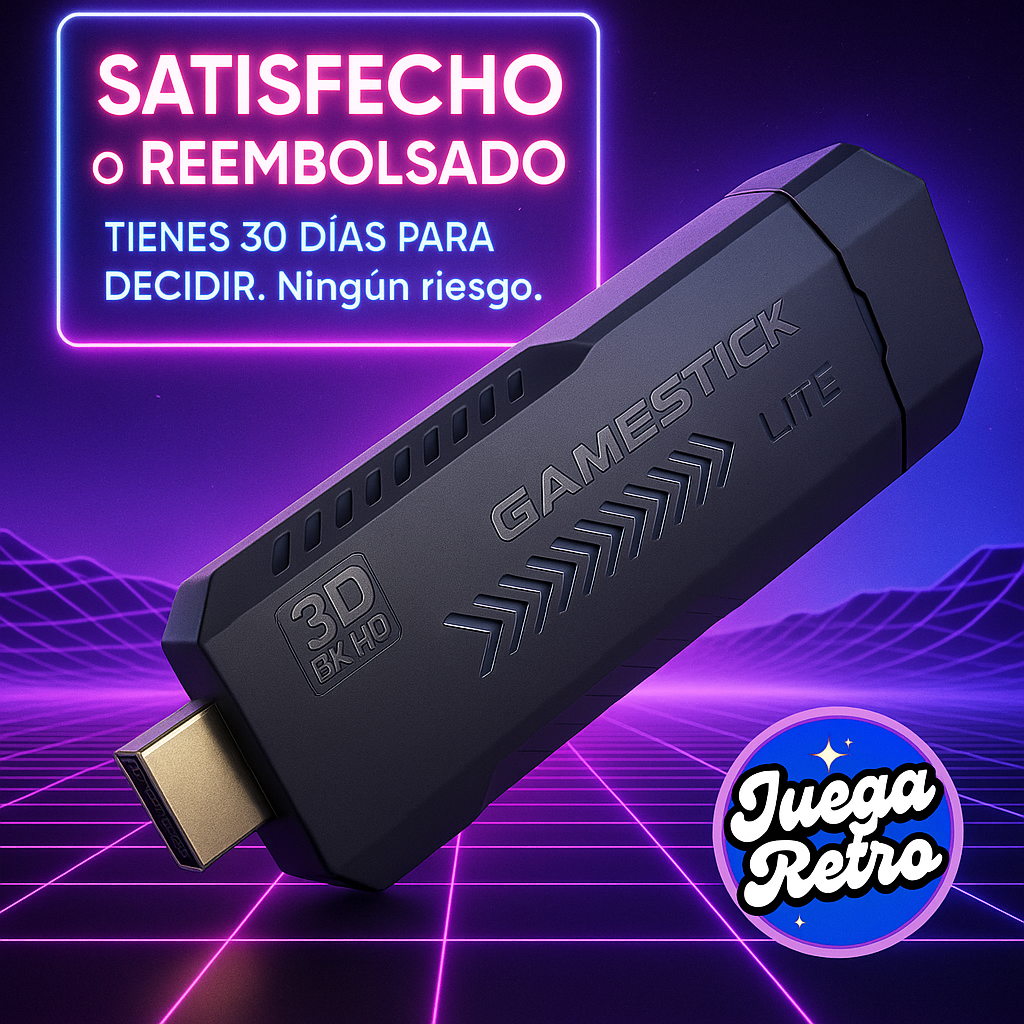 JuegaRetro™ | Gamestick + REGALO GRATIS